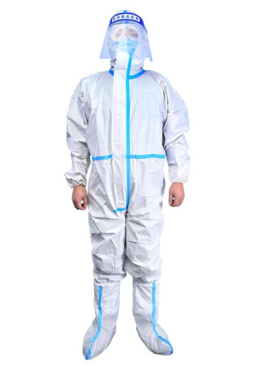 Protective clothing isolation gown disposable one-piece full-body protective isolation clothing: 185cm pieces of protective clothing.